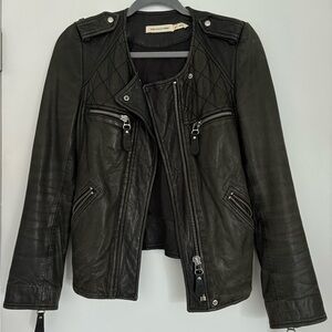 Isabel Marant Vintage Dark Leather Jacket